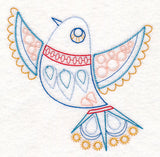 Scandinavian Winter Bird 3 (Vintage)
