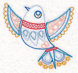 Scandinavian Winter Bird 3 (Vintage)