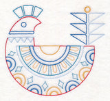 Scandinavian Winter Bird 5 (Vintage)