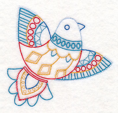 Scandinavian Winter Bird 4 (Vintage)