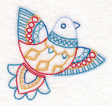 Scandinavian Winter Bird 4 (Vintage)