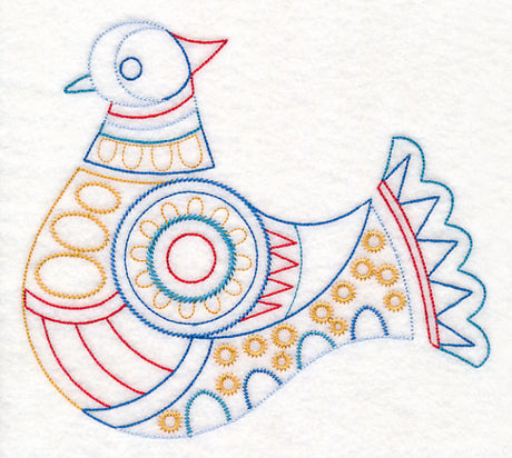 Scandinavian Winter Bird 6 (Vintage)