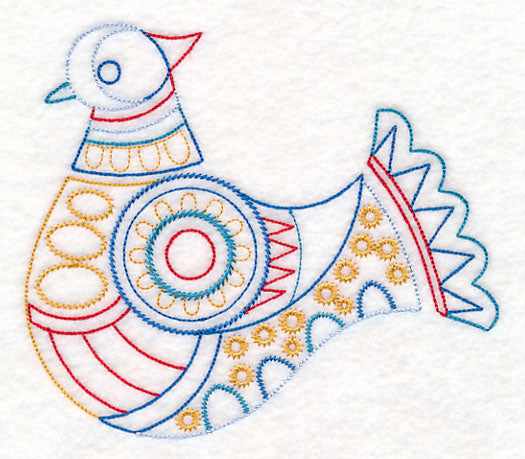 Scandinavian Winter Bird 6 (Vintage)