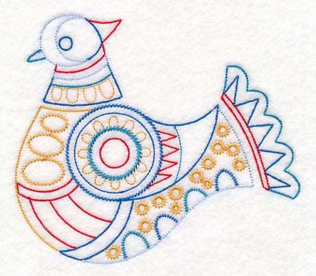 Scandinavian Winter Bird 6 (Vintage)