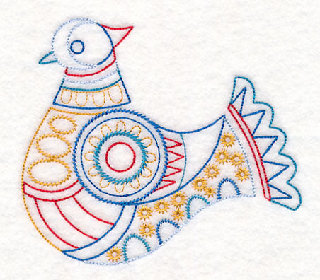 Scandinavian Winter Bird 6 (Vintage)