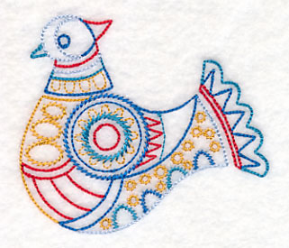 Scandinavian Winter Bird 6 (Vintage)