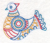 Scandinavian Winter Bird 6 (Vintage)