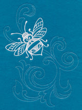 Shabby Chic Bee Spray (Whitework)