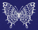 Shabby Chic Butterfly (Whitework)