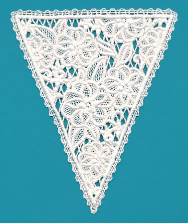 Shabby Chic Bunting 1 (Battenburg Lace)
