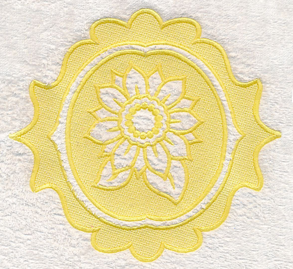 Sunflower Medallion (Embossed)