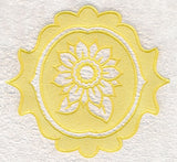 Sunflower Medallion (Embossed)