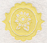 Sunflower Medallion (Embossed)