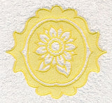 Sunflower Medallion (Embossed)