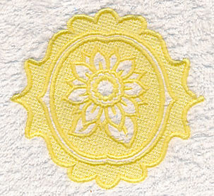 Sunflower Medallion (Embossed)