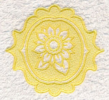 Sunflower Medallion (Embossed)