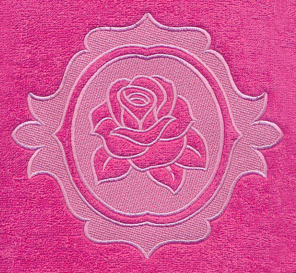 Rose Medallion (Embossed)