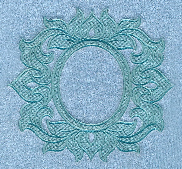 Damask Frame Backdrop (Embossed)