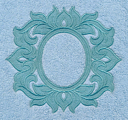 Damask Frame Backdrop (Embossed)