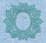 Damask Frame Backdrop (Embossed)