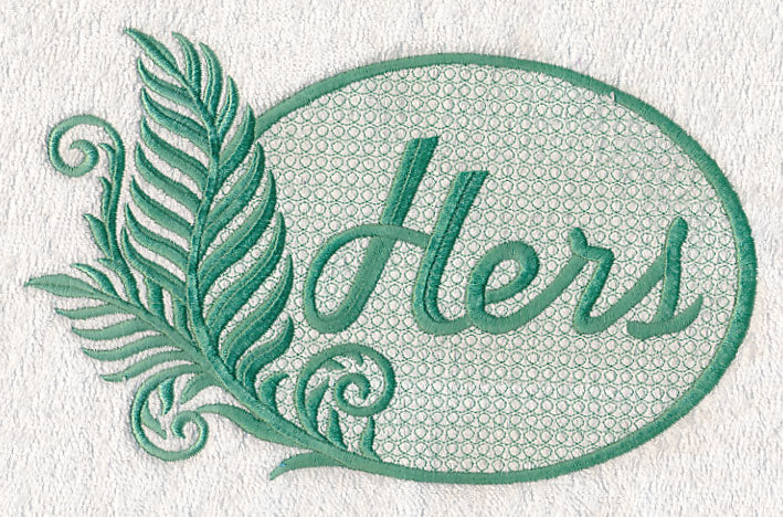 Ferns - Hers (Embossed)