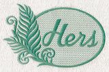 Ferns - Hers (Embossed)