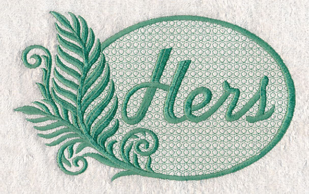 Ferns - Hers (Embossed)