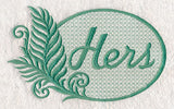 Ferns - Hers (Embossed)