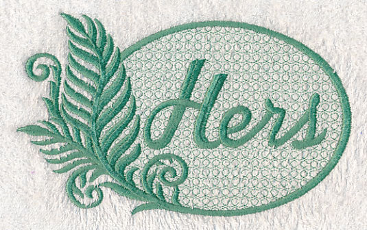 Ferns - Hers (Embossed)