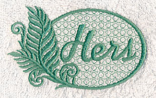 Ferns - Hers (Embossed)