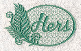 Ferns - Hers (Embossed)