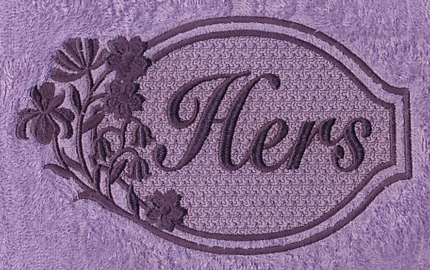 Floral Garden - Hers (Embossed)