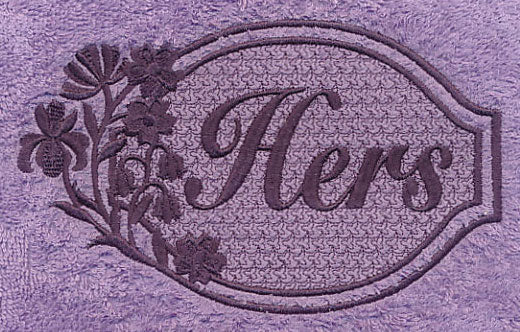 Floral Garden - Hers (Embossed)