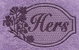 Floral Garden - Hers (Embossed)