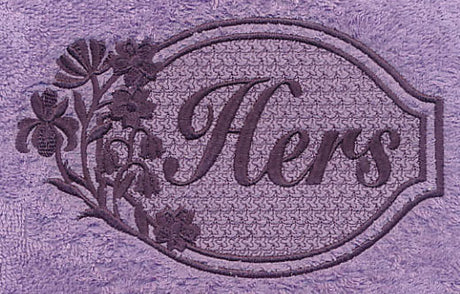Floral Garden - Hers (Embossed)
