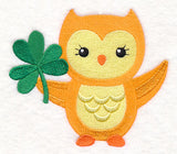 St. Patrick's Day Owl with Shamrock