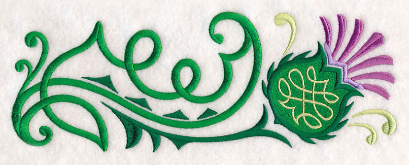 Celtic Knot Thistle Border