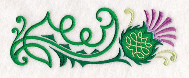 Celtic Knot Thistle Border