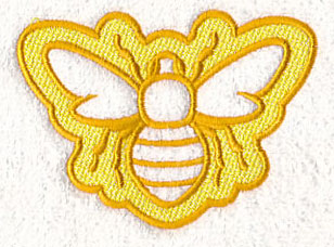 Garden Bee (Embossed)