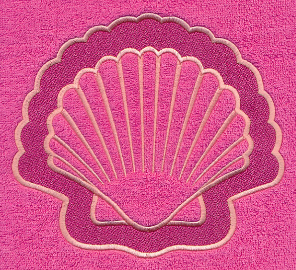 Ocean Seashell (Embossed)