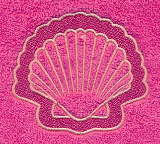 Ocean Seashell (Embossed)