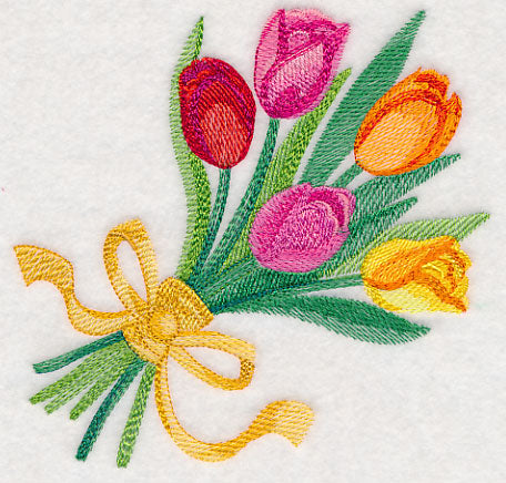 Tulip Bouquet in Watercolor