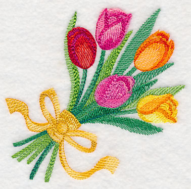 Tulip Bouquet in Watercolor