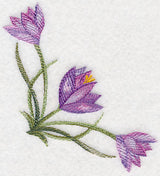 Crocus Corner in Watercolor