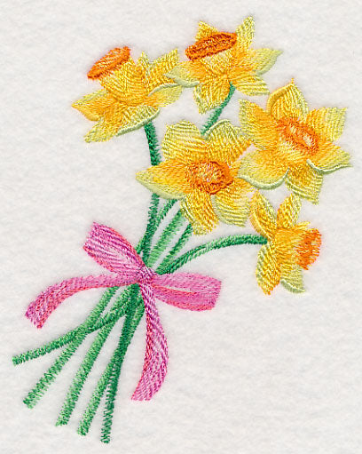 Daffodil Bouquet in Watercolor