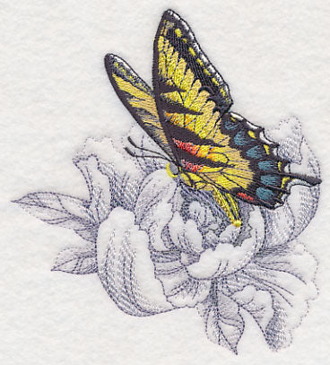 Secret Garden Peony and Butterfly