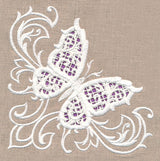 Butterfly Beauty Corner (Cutwork)