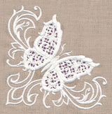 Butterfly Beauty Corner (Cutwork)