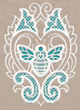 Bee Beauty Oval (Cutwork)