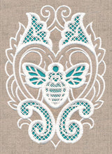 Bee Beauty Oval (Cutwork)